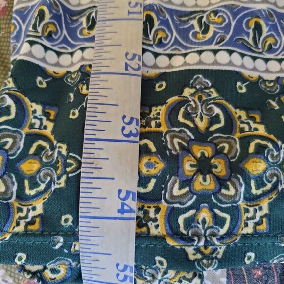 Max Studio Maxi Dress Size S Blue With Medallion Print Halter Dress Beach - Picture 13 of 16